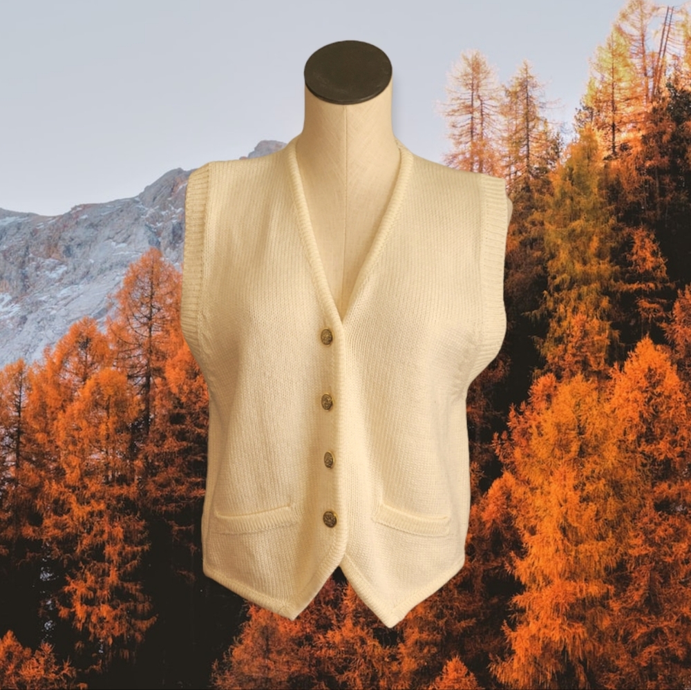 Vintage 80s Sweater Vest